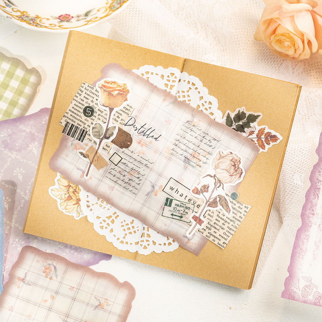 30sheets Vintage Scrapbook Pap - Vintage Junk Journal Scrapbooking Paper 评论和价格