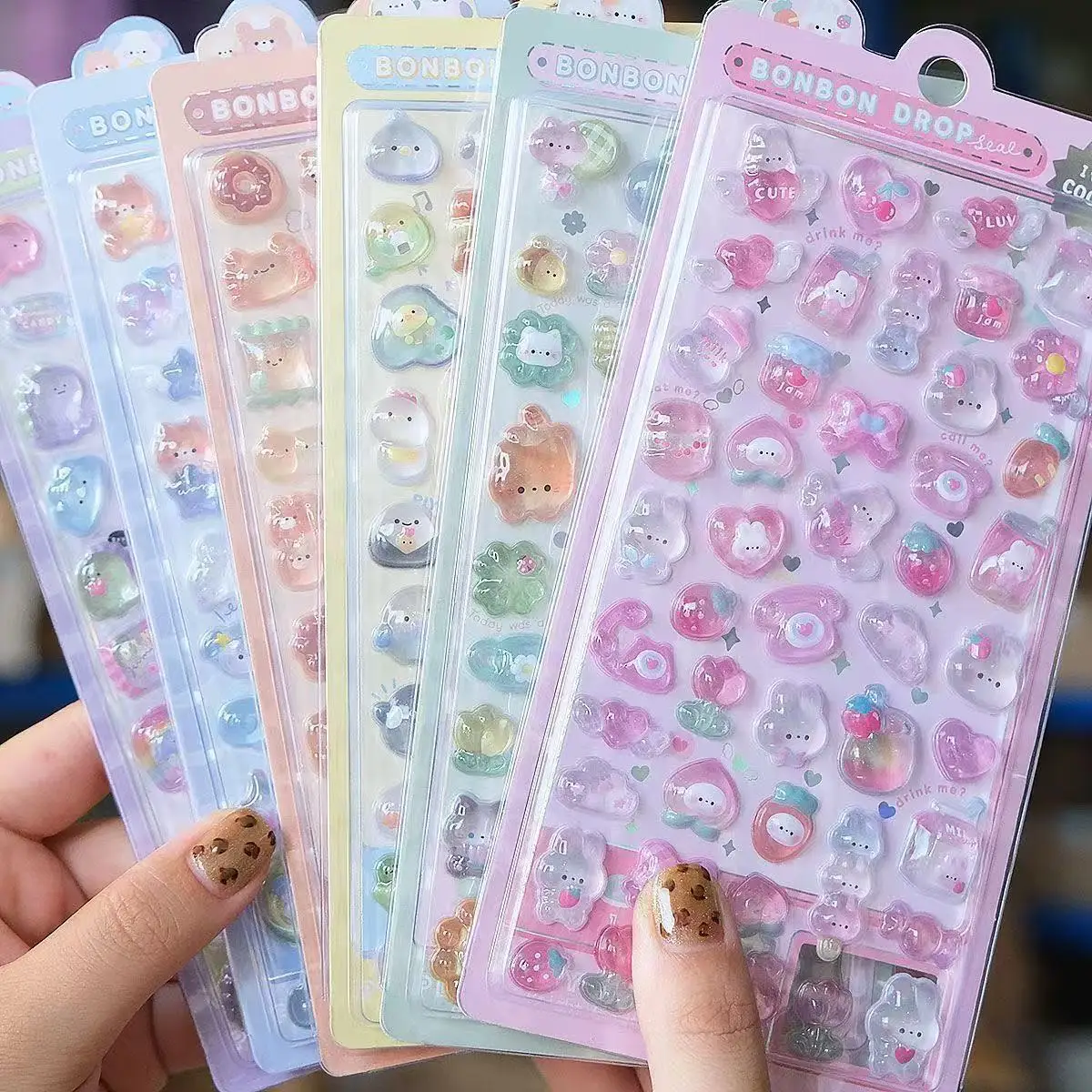 =-=2027Kawaii 3D Jelly Resin S - Scrapbooking 评论和价格