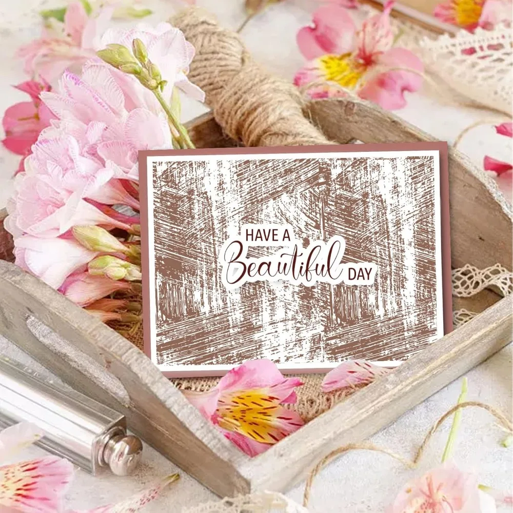 1pc Stain Background Clear Sta - Clear Silicone Stamps For Card Making 评论和价格