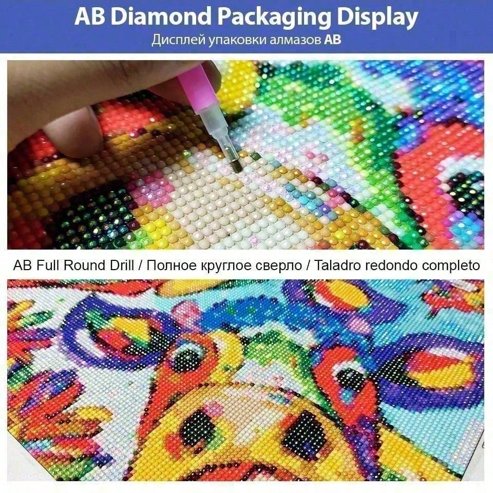 1 piece 5D DIY flocking cloth, - 5D Diamond Painting Kit Full Drill 评论和价格