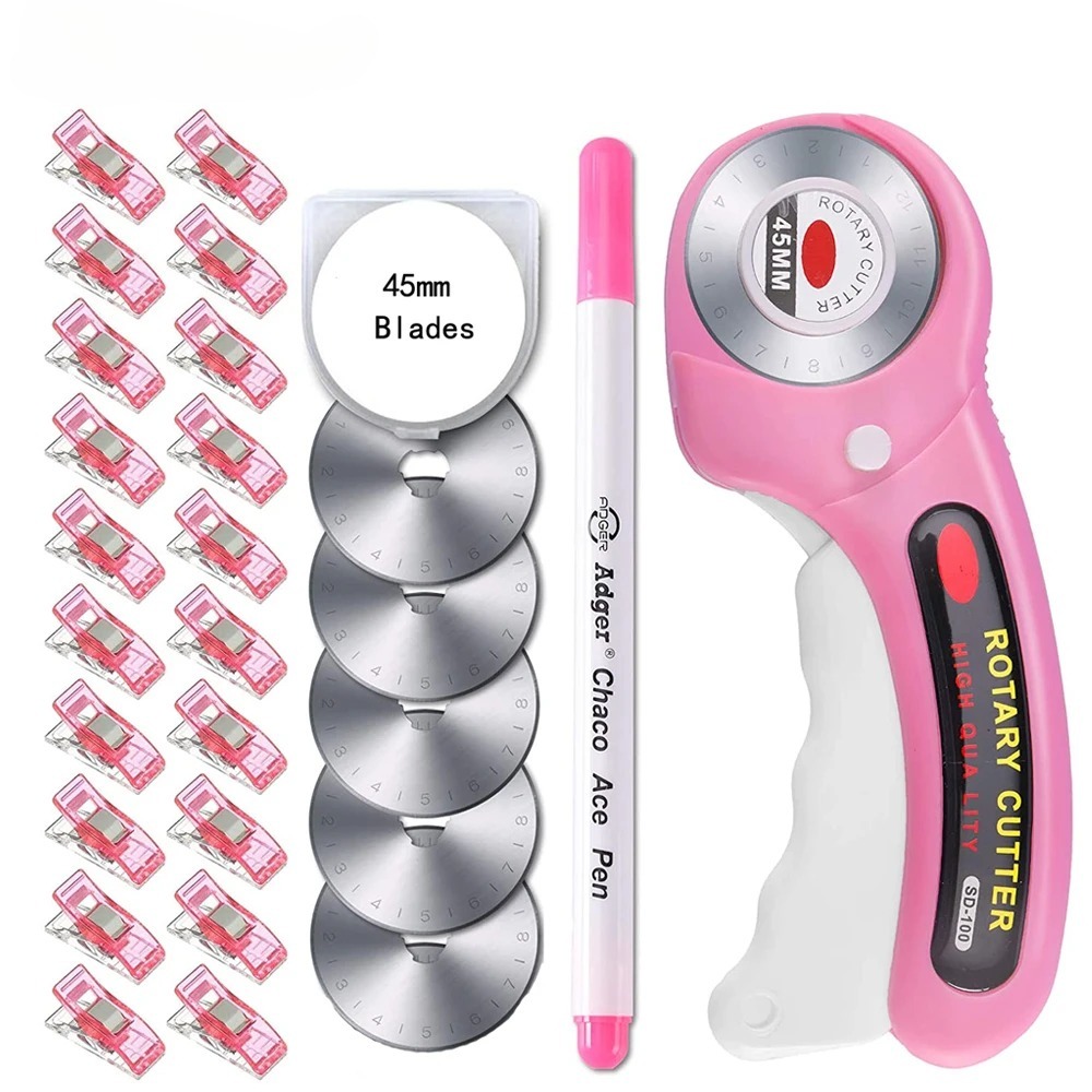 45mm Rotary Cutter Set 5 Blade - Rotary Cutter For Fabric 45Mm 评论和价格