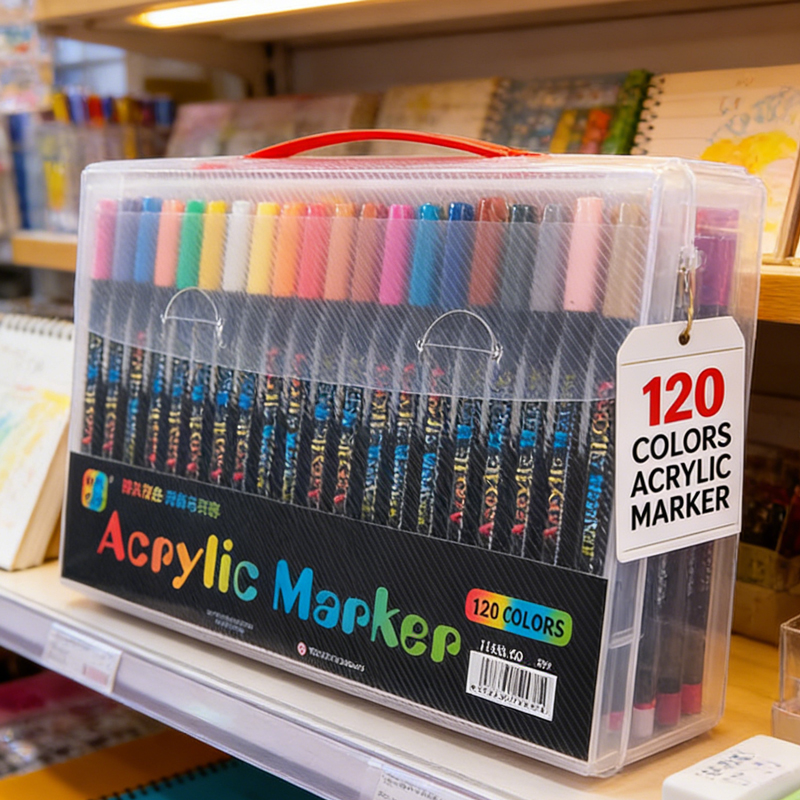 24-120 Colors Dual Tip Acrylic - Painting Supplies 评论和价格