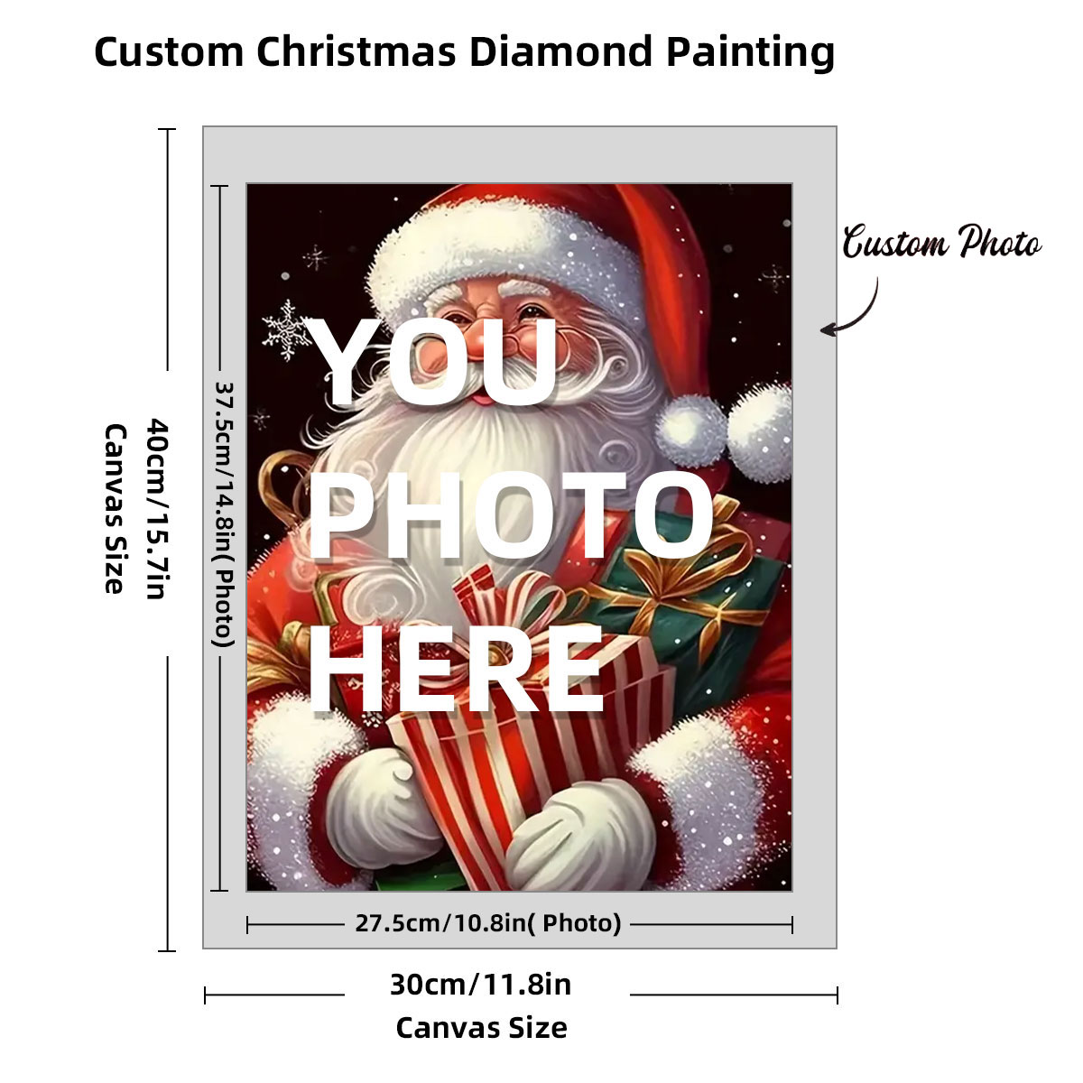 Personalized Custom Photo Diam - 5D Diamond Painting Kit Full Drill 评论和价格