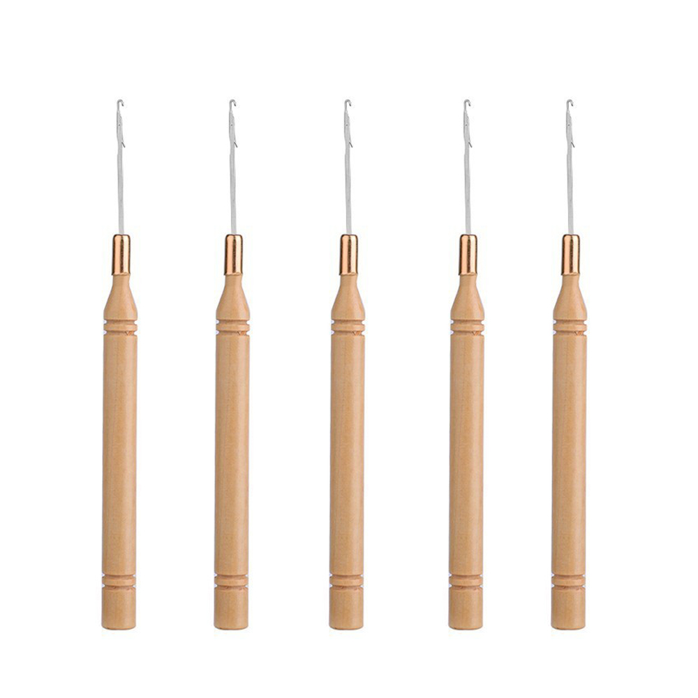 Ergonomic Wooden Handle Hair E - Wooden Crochet Hooks Ergonomic Handle 评论和价格