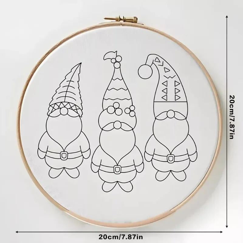 Hand Embroidery Starter Kit DI - Cross Stitch Stamped Kits Beginners 评论和价格