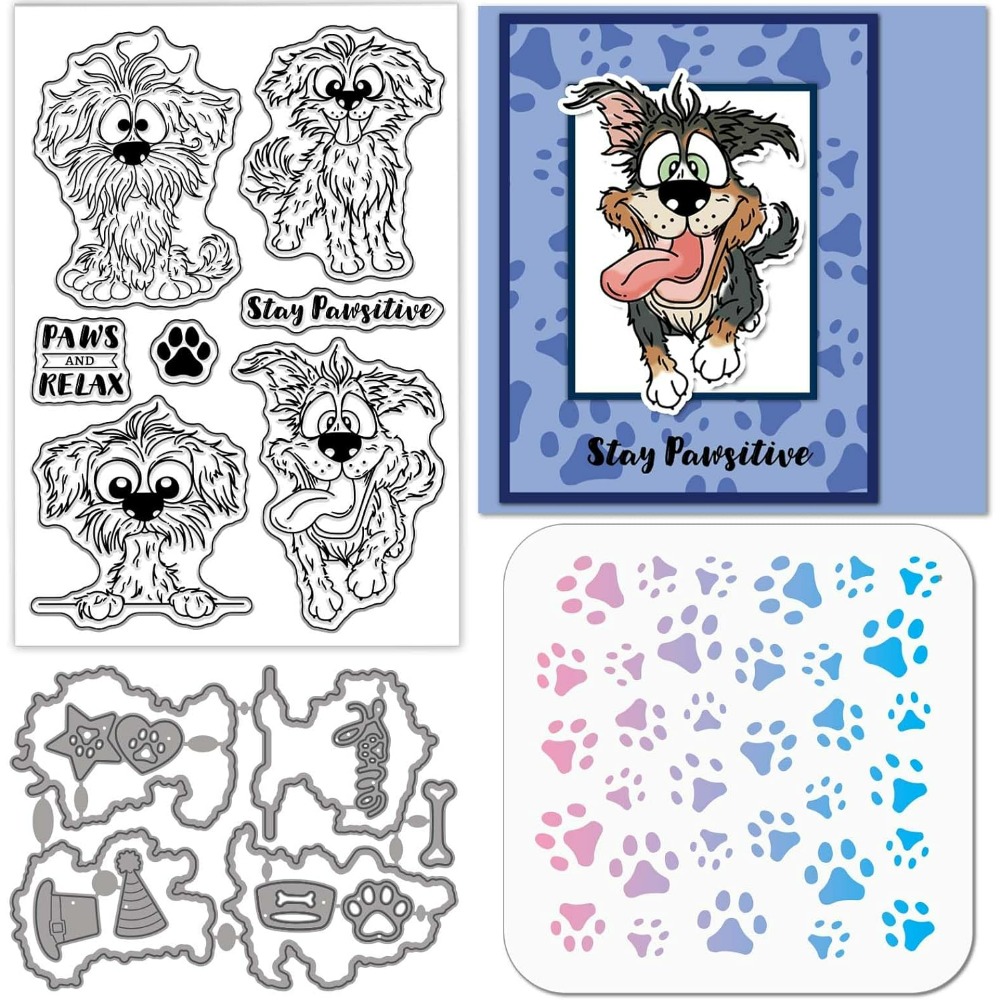 Comic Dog Clear Silicone Stamp - Clear Silicone Stamps For Card Making 评论和价格