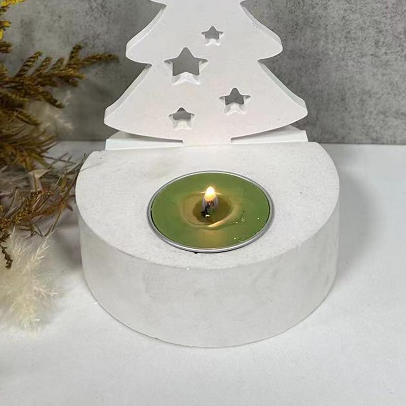 Christmas Tree Candle Base Sil - Silicone Epoxy Resin Molds Set 评论和价格