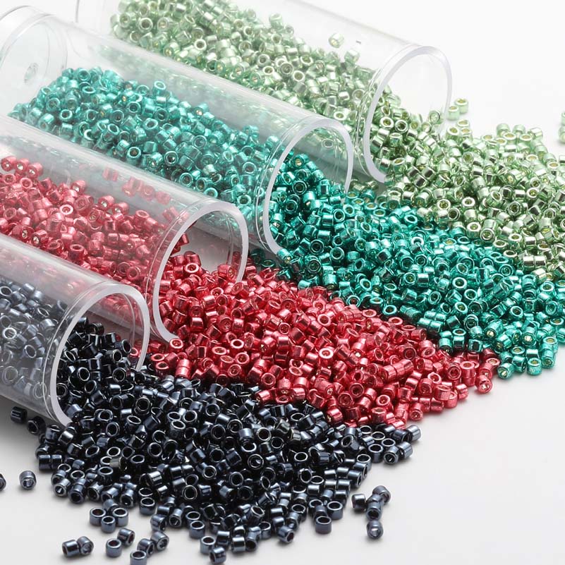Japanese MKU Glass  Beads  Met - Glass Seed Beads 2Mm Jewelry Making 评论和价格