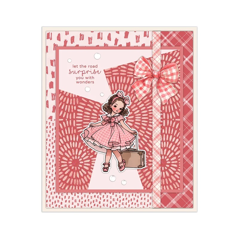 Suncraft Lovely Traveling Litt - Clear Silicone Stamps For Card Making 评论和价格