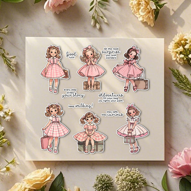 Suncraft Lovely Traveling Litt - Clear Silicone Stamps For Card Making 评论和价格