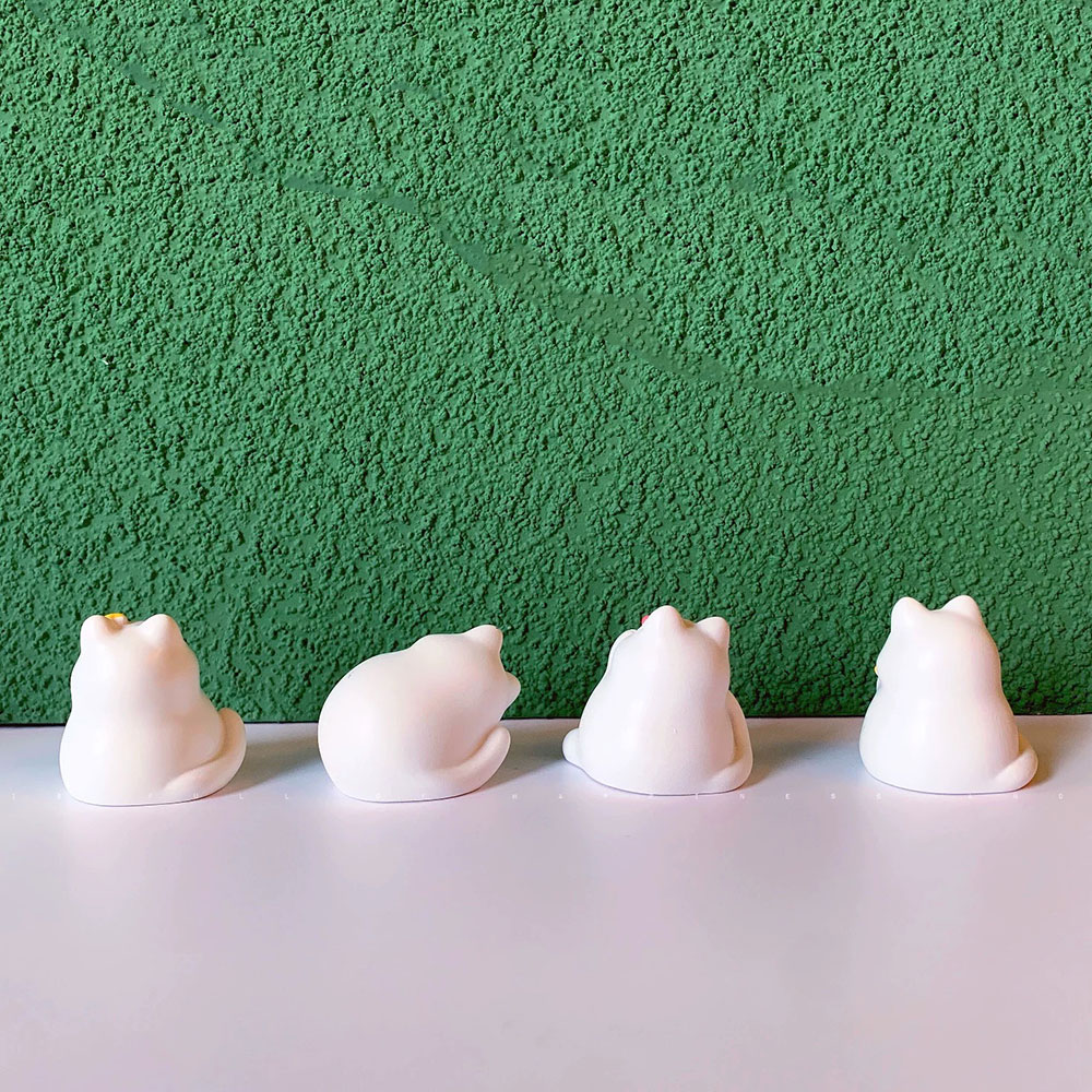 3D Cat Silicone Mold Set Plast - Silicone Epoxy Resin Molds Set 评论和价格