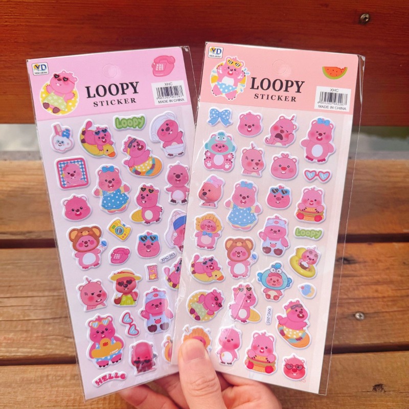 New Pororo Anime Cute Loopy 3D - Scrapbooking 评论和价格