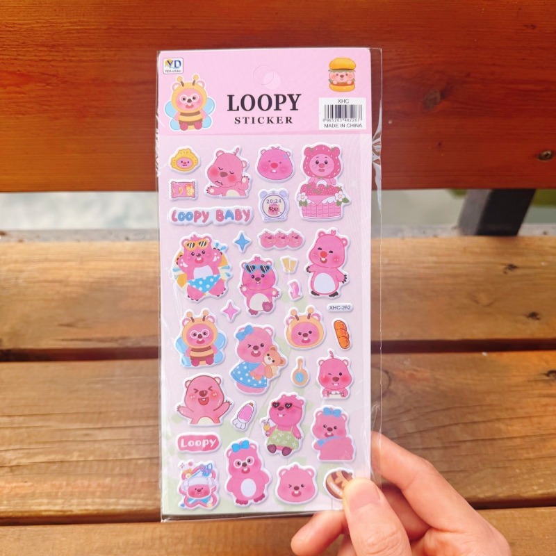 New Pororo Anime Cute Loopy 3D - Scrapbooking 评论和价格