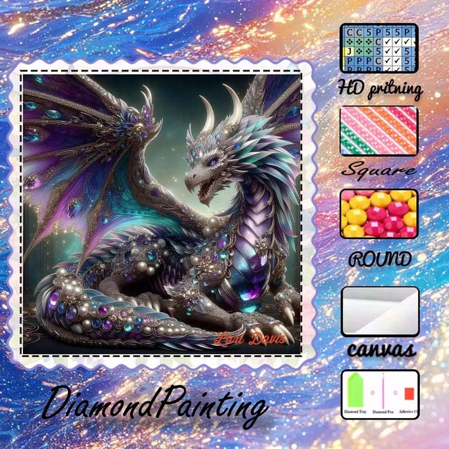 1 piece 5D DIY flocking cloth, - 5D Diamond Painting Kit Full Drill 评论和价格