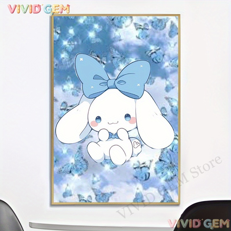 VIVID GEM Sanrio Blue Cloud Ci - 5D Diamond Painting Kit Full Drill 评论和价格