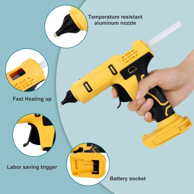 Cordless Electric Handheld Hot - Hot Melt Glue Gun Cordless 评论和价格