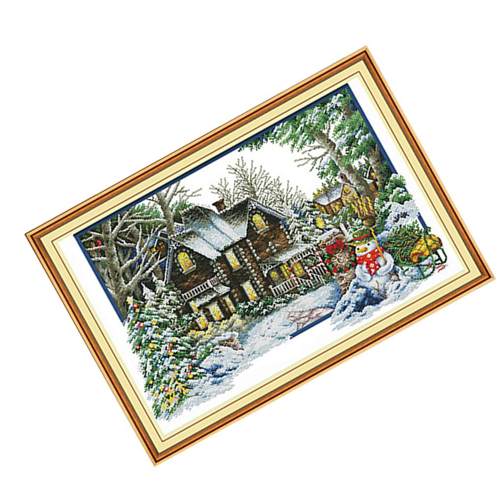 Stamped Cross Stitch Kit with  - Cross Stitch Stamped Kits Beginners 评论和价格