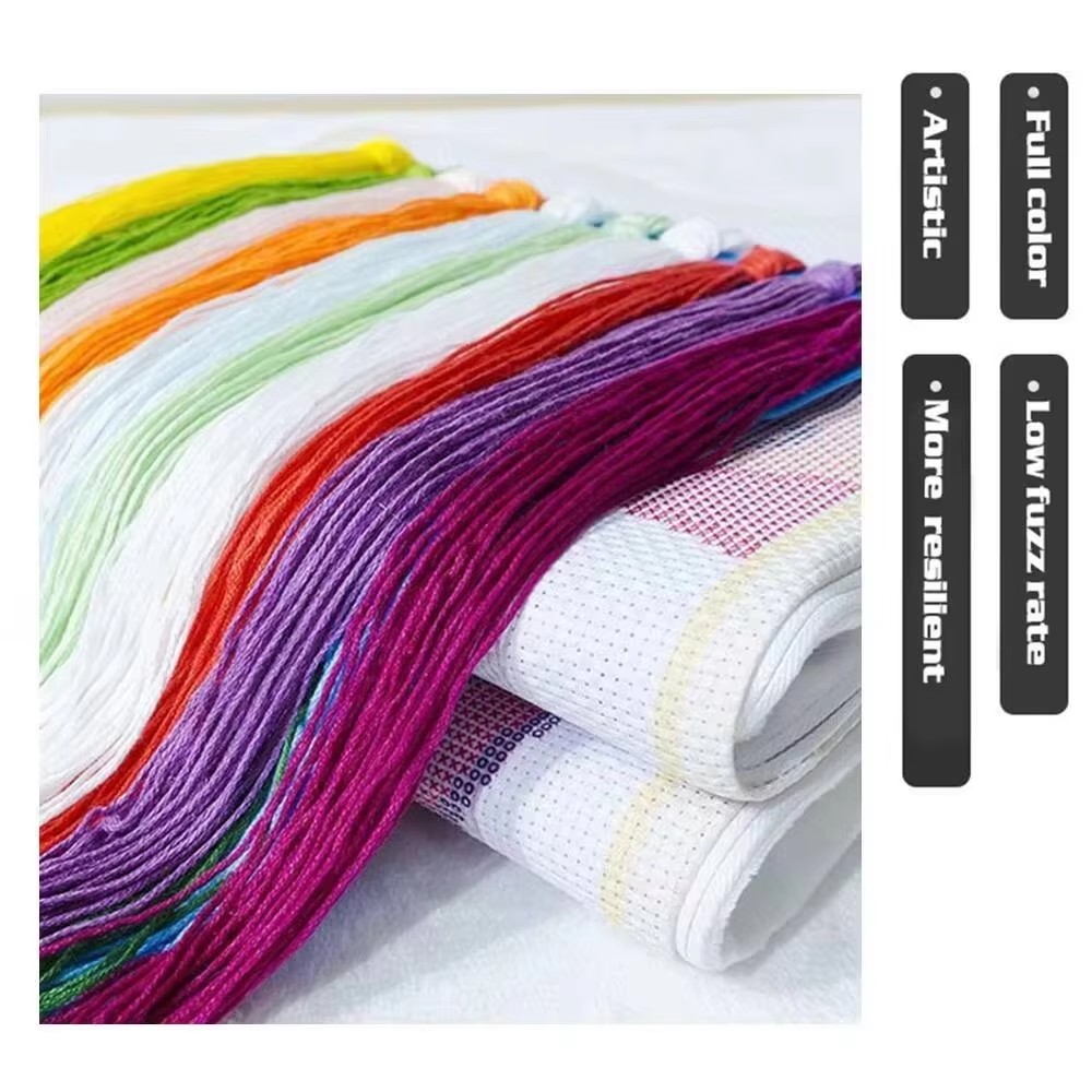 Photo Custom Embroidery Kits 1 - Cotton Embroidery Thread Skeins 评论和价格