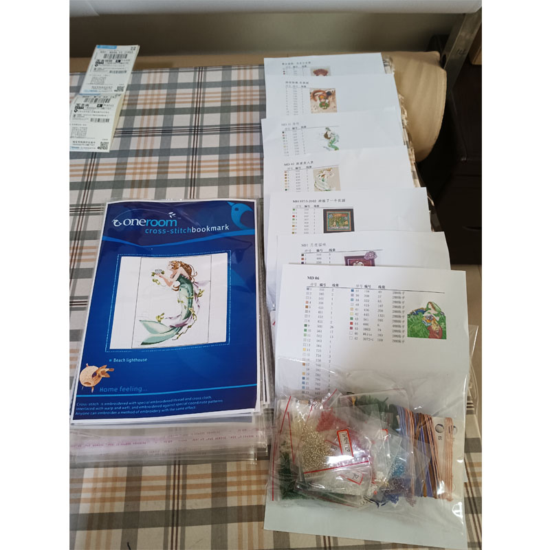 Cross Stitch Kits Cross-Stitch - Cotton Embroidery Thread Skeins 评论和价格