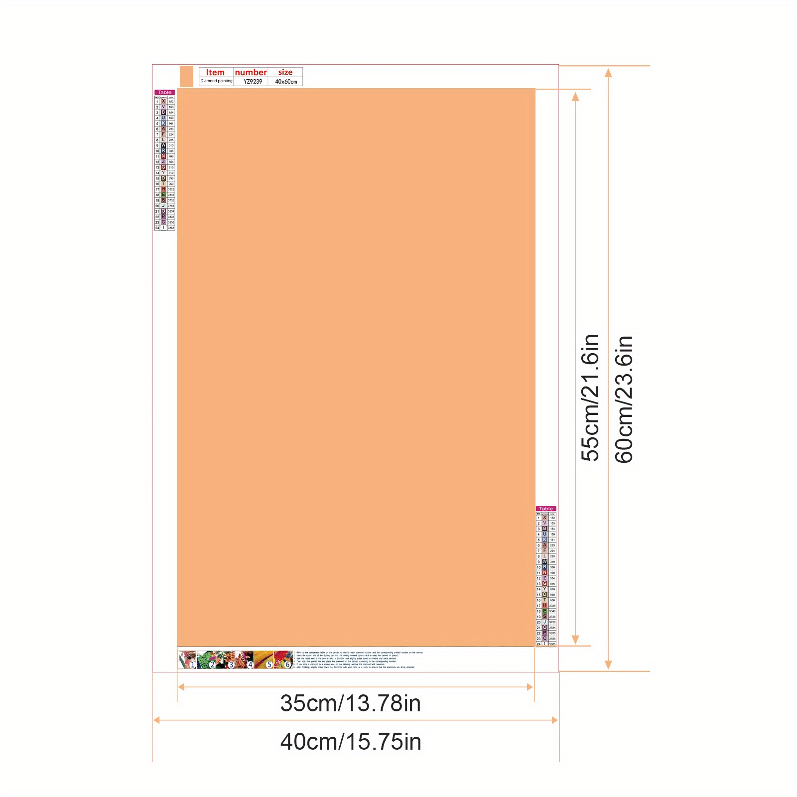 Large Size Round Diamond Paint - 5D Diamond Painting Kit Full Drill 评论和价格