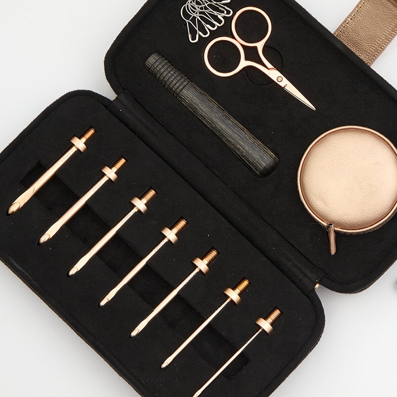 1 Set Single Ended Crochet Hoo - Wooden Crochet Hooks Ergonomic Handle 评论和价格